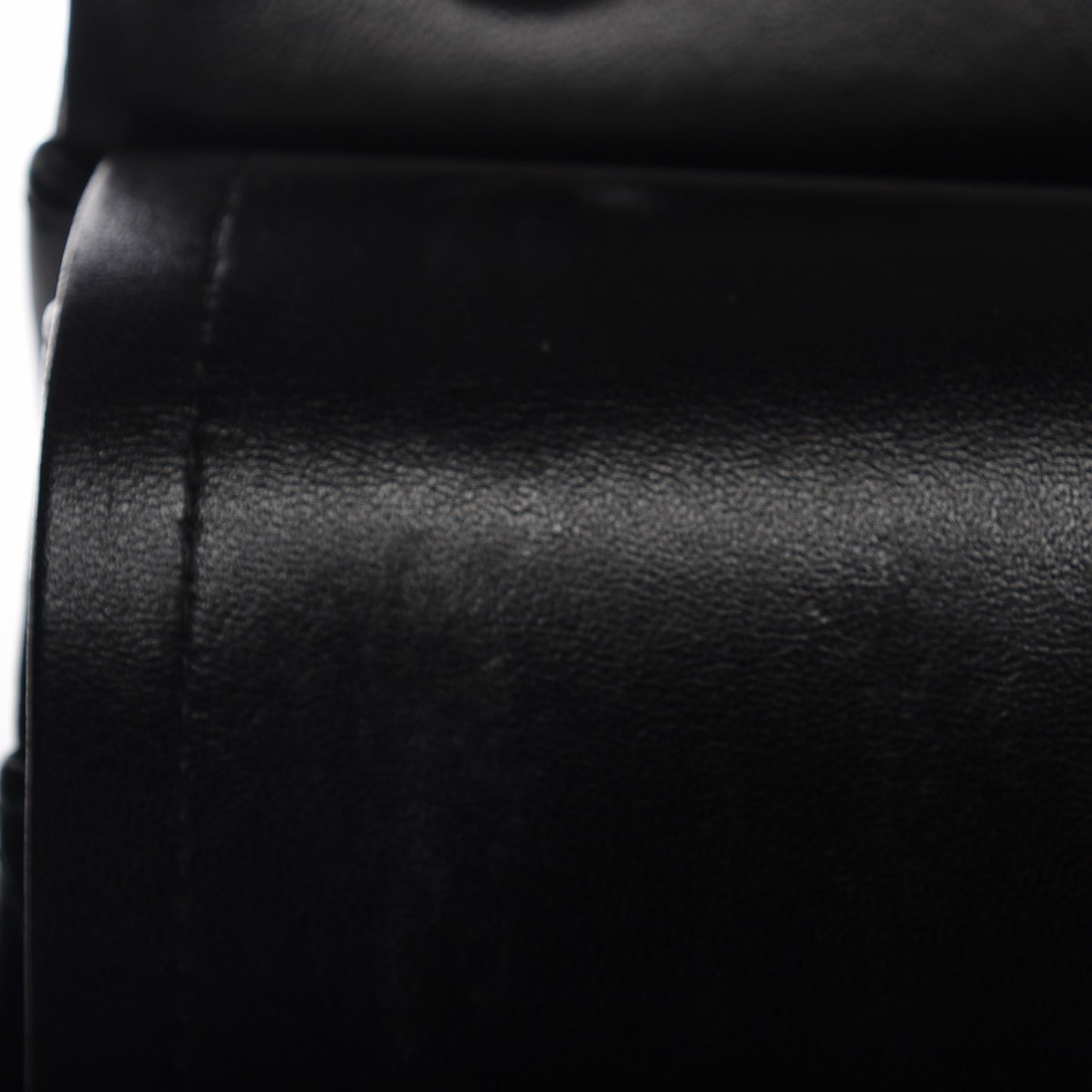 Lambskin Chevron Quilted Jumbo Double Flap So Black
