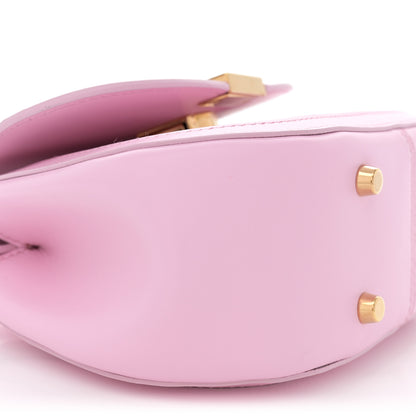 Versace Calfskin Greca Goddess Mini Top Handle Bag Pink 9 of 13