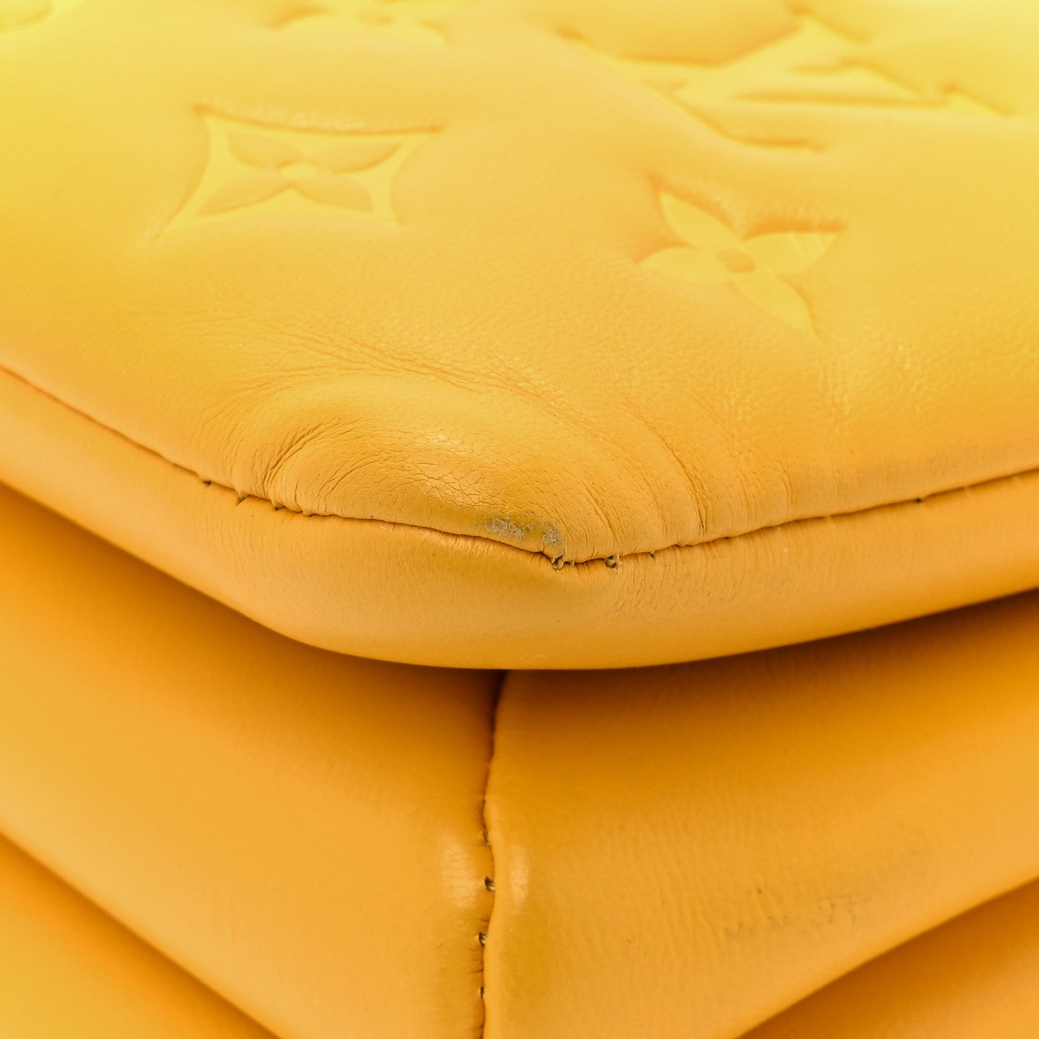 Louis Vuitton Lambskin Embossed Monogram Coussin PM Sunflower 12 of 12