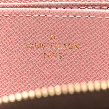 Louis Vuitton Damier Ebene Zippy Wallet Rose Ballerine 6 of 6