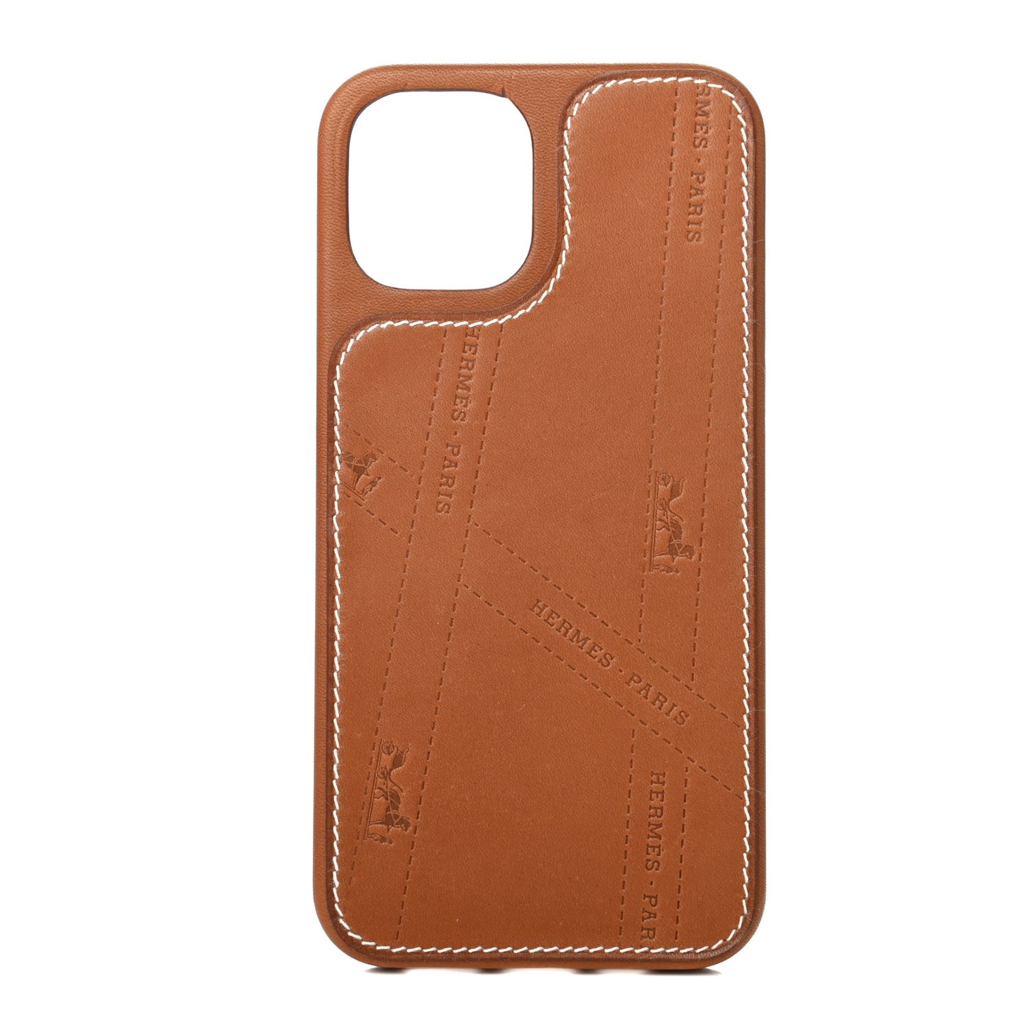 Barenia Bolduc iPhone 12/12 Pro Case Fauve