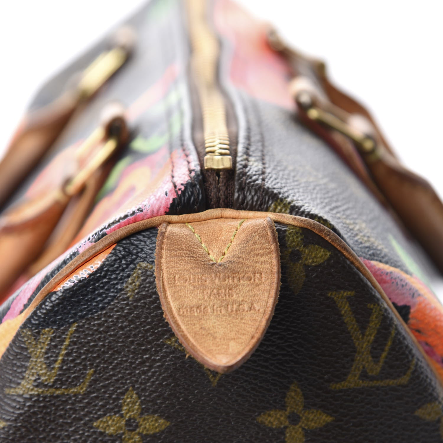 Louis Vuitton Monogram Roses Speedy 30 13 of 14