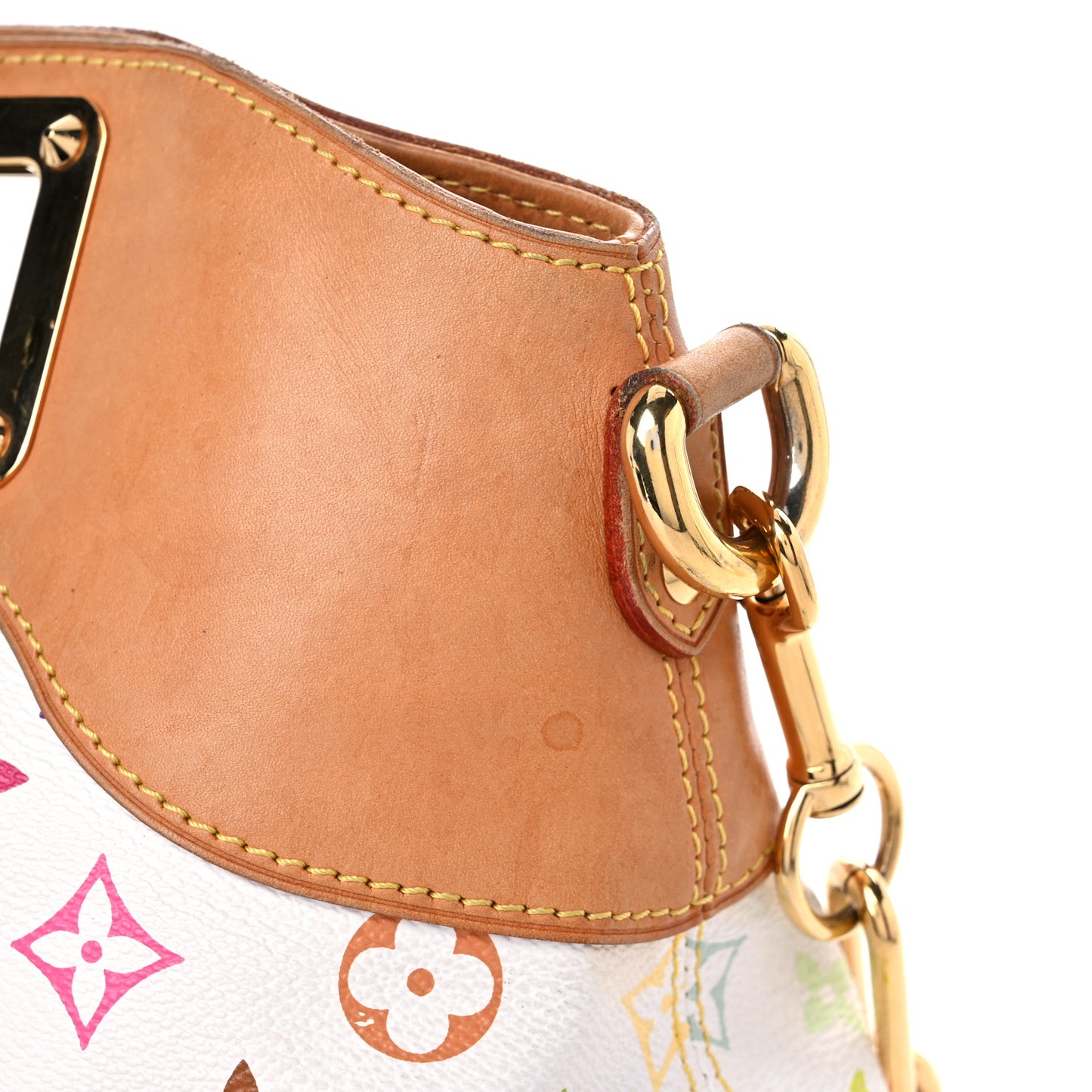 Monogram Multicolor Judy GM White