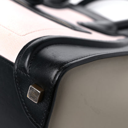 Celine Goatskin Smooth Calfskin Micro Tri-Color Luggage Olive 8 of 15