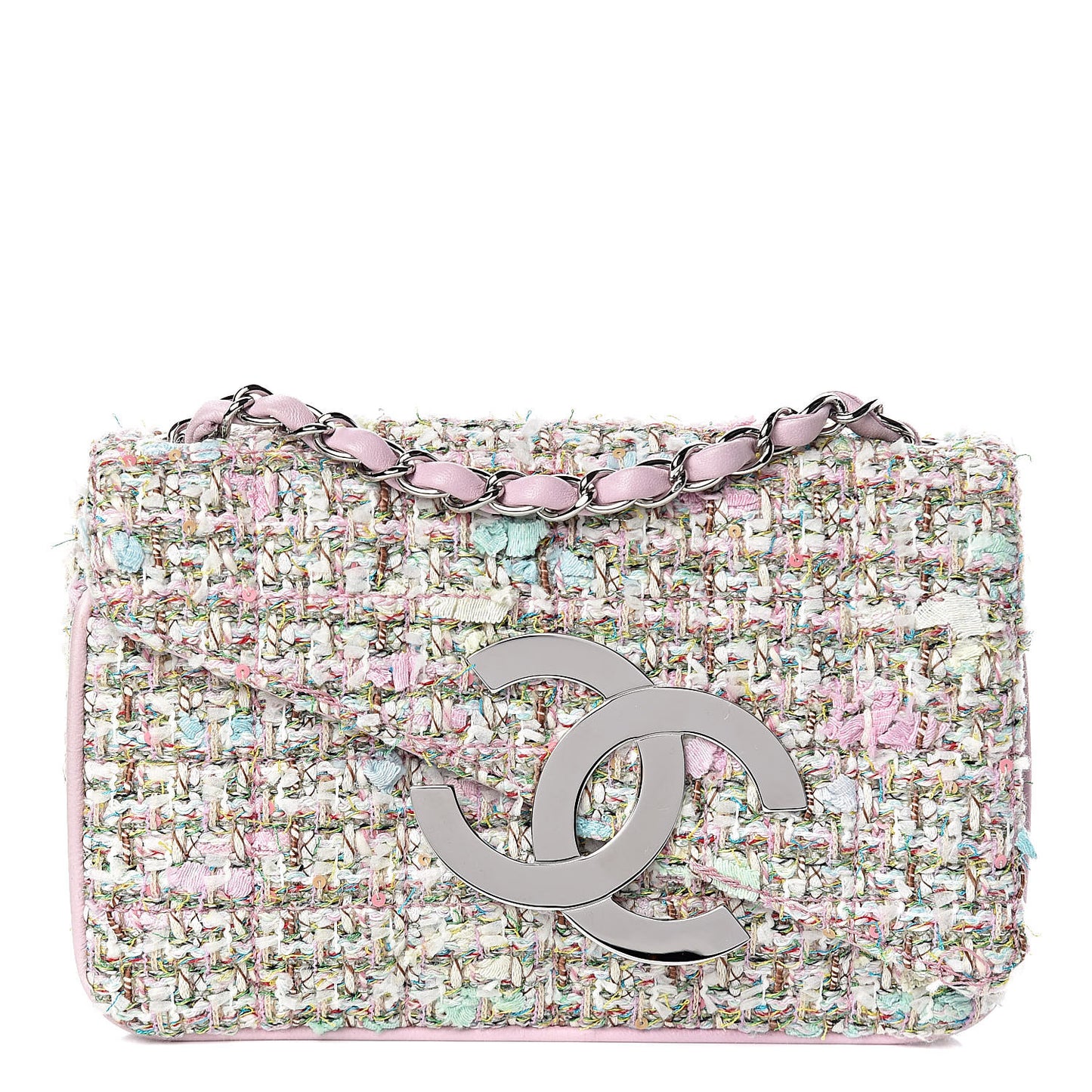 Tweed CC Flap Multicolor