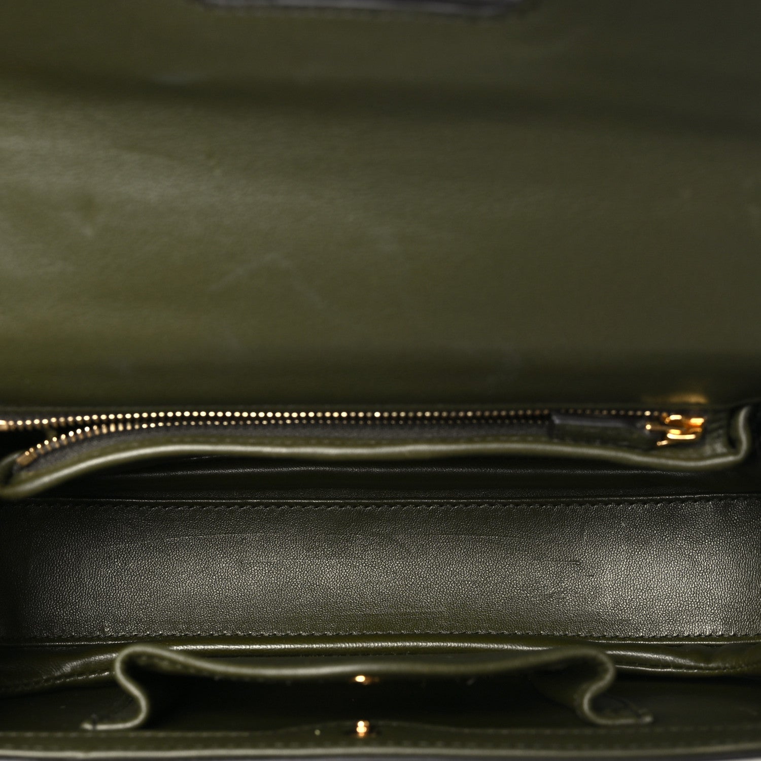 Gucci Shiny Polished Calfskin Medium Bamboo Luscious Green 6 of 11