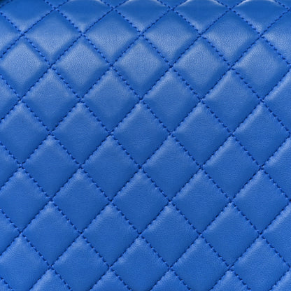 Chanel Lambskin Quilted New Medium Boy Flap Blue 15 of 15