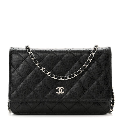 Chanel Caviar Quilted Wallet On Chain WOC Black 1 of 11