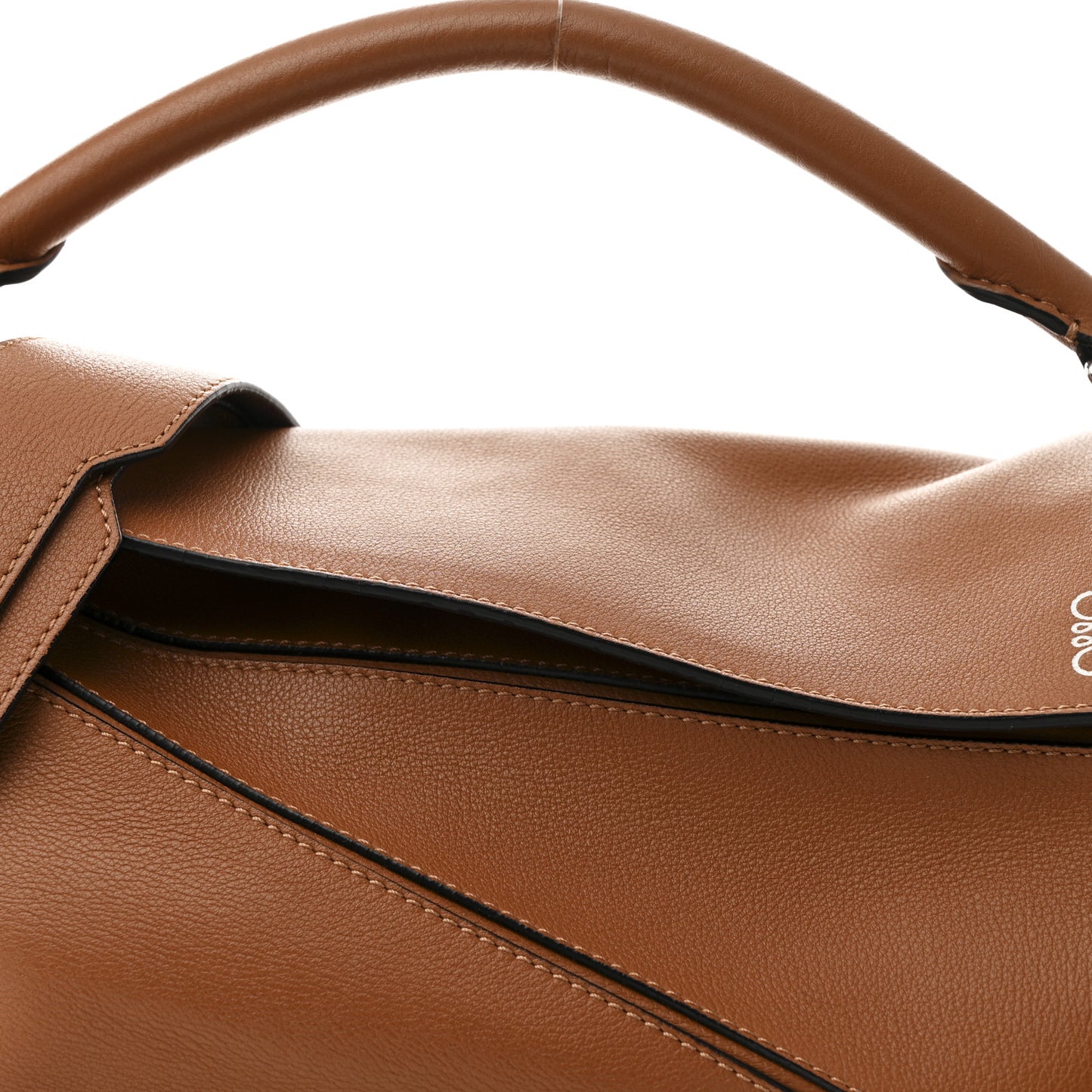 Calfskin Medium Puzzle Bag Tan