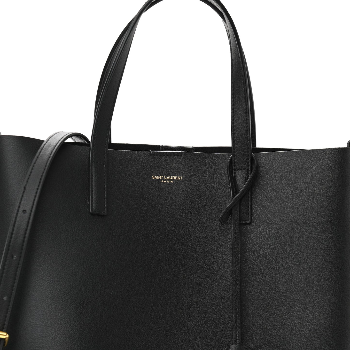 Calfskin Toy Shopping Tote Black