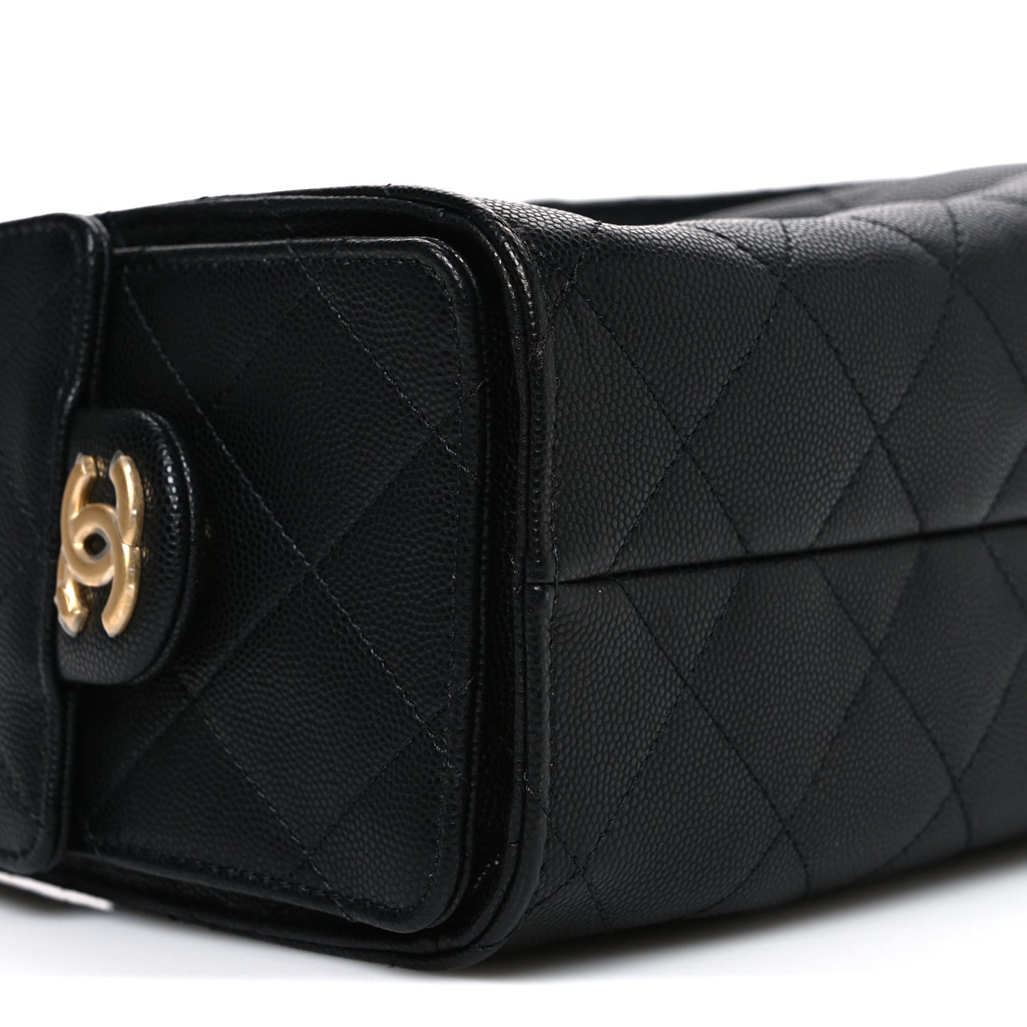 Caviar Quilted Mini Chanel 25 Handbag Black