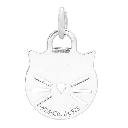 Tiffany Sterling Silver Return to Tiffany Cat Charm 3 of 4