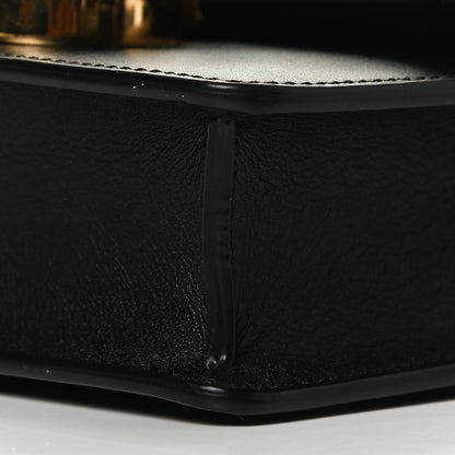 Christian Dior Smooth Calfskin Micro 30 Montaigne Flap Bag Black 9 of 10