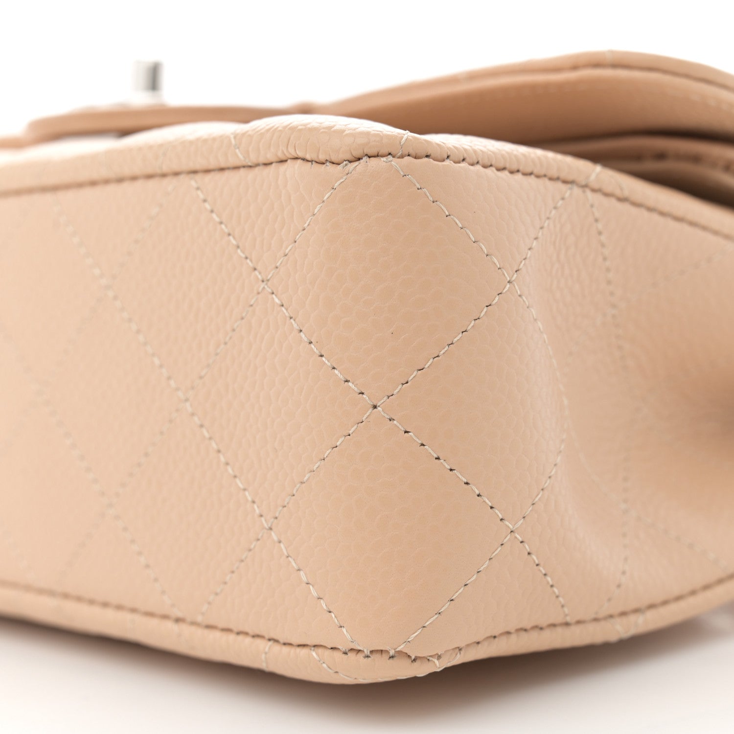 Chanel Caviar Quilted Small Double Flap Beige 10 of 10