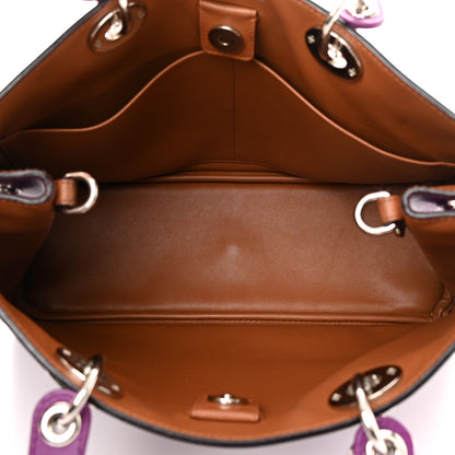 Christian Dior Smooth Calfskin Medium Diorissimo Bag Purple 6 of 24