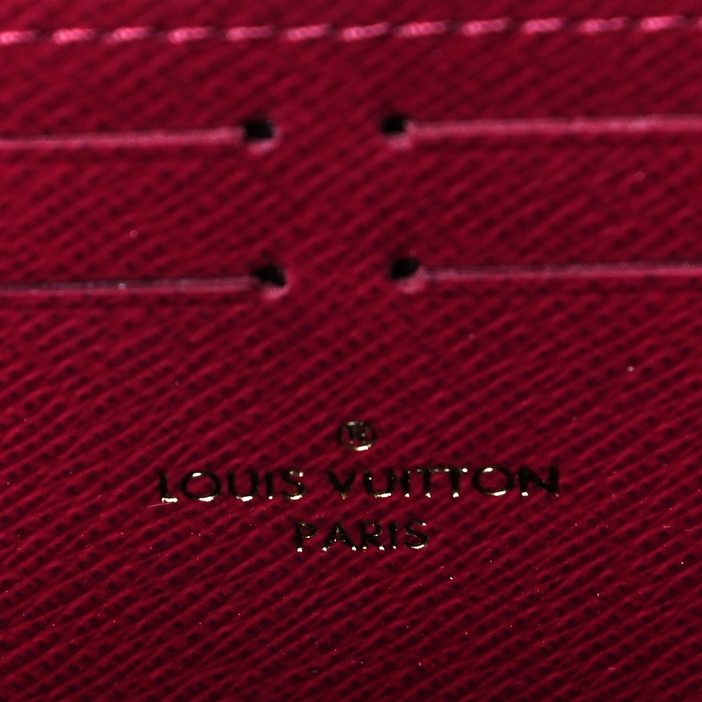 Monogram Clemence Wallet Fuchsia