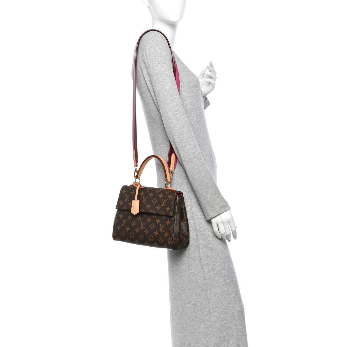 Monogram Cluny BB Bordeaux Fuchsia