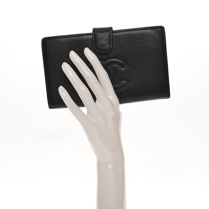 Chanel Caviar Timeless CC French Wallet Black 2 of 20