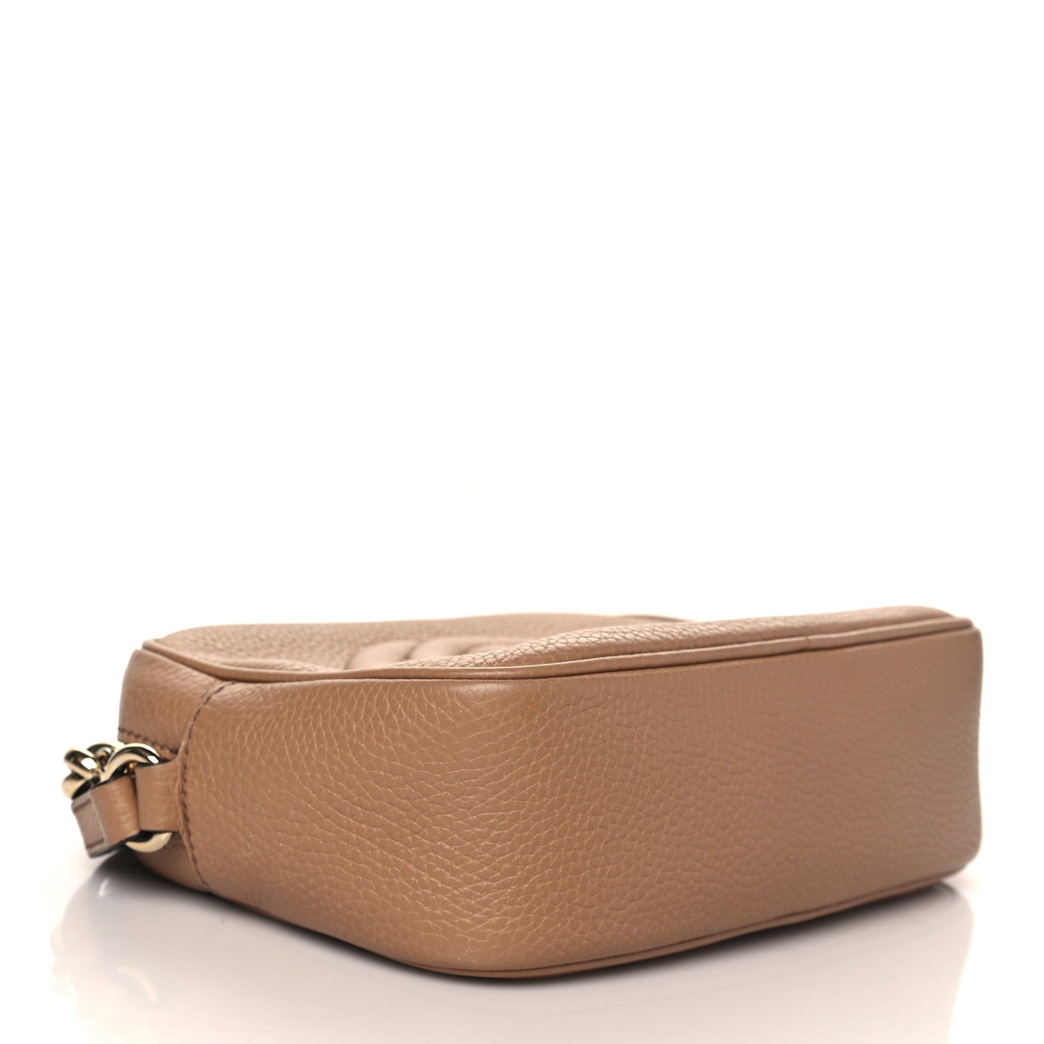 Gucci Pebbled Calfskin Small Soho Disco Bag Camelia 4 of 12