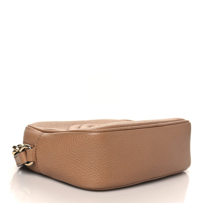 Gucci Pebbled Calfskin Small Soho Disco Bag Camelia 4 of 12