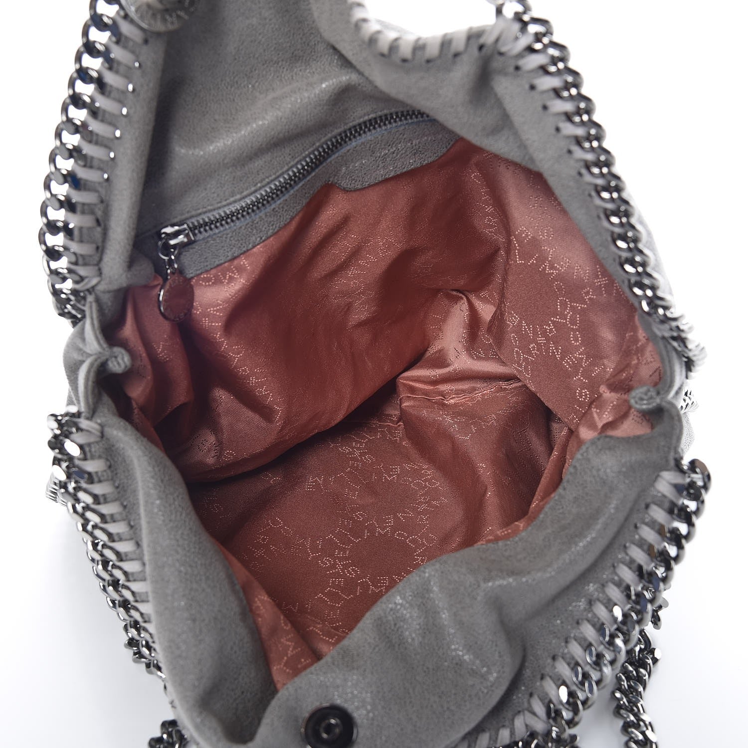 Stella McCartney Shaggy Deer Falabella Fold Over Tote Grey 5 of 7
