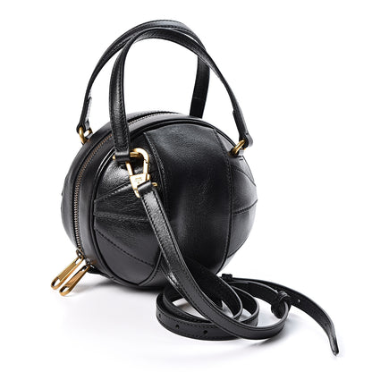 Gucci Piuma Lux Energy Mini Tifosa Basketball Shaped Shoulder Bag Black 2 of 9