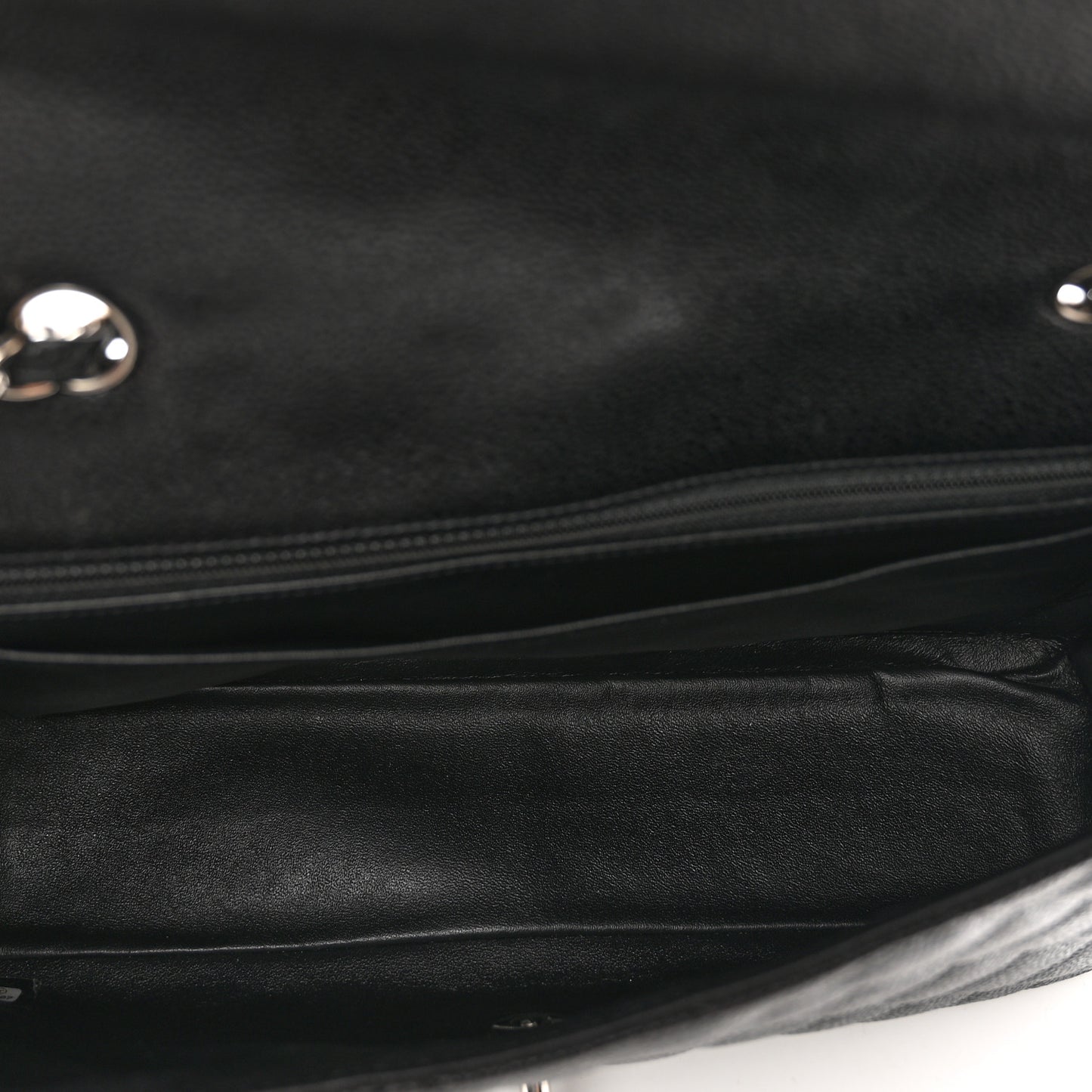Caviar Quilted Jumbo Single Flap Black
