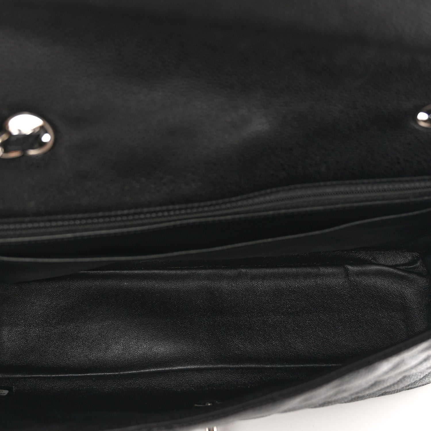 Chanel Caviar Quilted Jumbo Single Flap Black 6 of 12