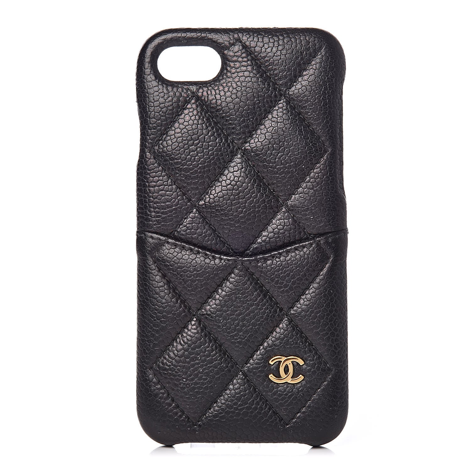 Chanel Caviar Quilted iPhone 7/8 Coco Tech Case Black 1 of 7
