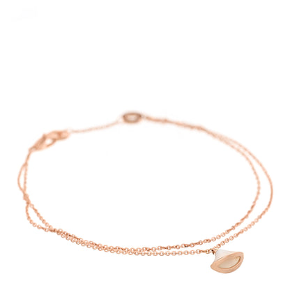 Bulgari 18K Rose Gold Mother of Pearl Divas' Dream Bracelet ML 1 of 5