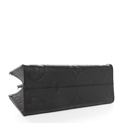 Louis Vuitton Empreinte Monogram Giant OnTheGo MM Black 4 of 9