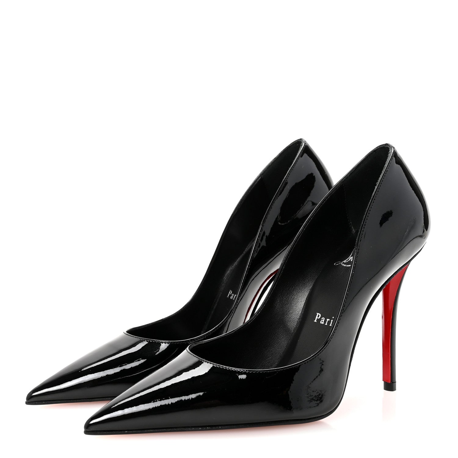Christian Louboutin Patent Miss Z 100 Pumps 37 Black 4 of 8