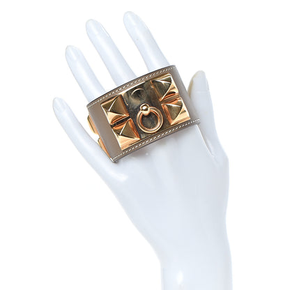 Hermes Swift Collier De Chien CDC Bracelet T2 Etoupe 2 of 9