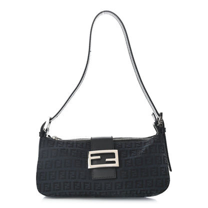 Fendi Zucchino Baguette Black 1 of 10