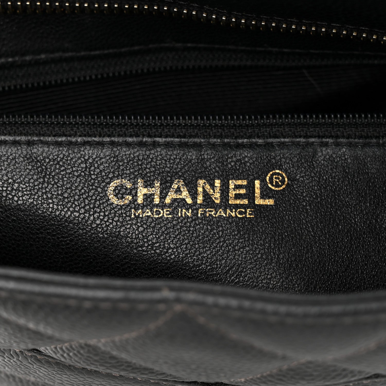 Chanel Caviar Quilted Medallion Tote Black 6 of 13