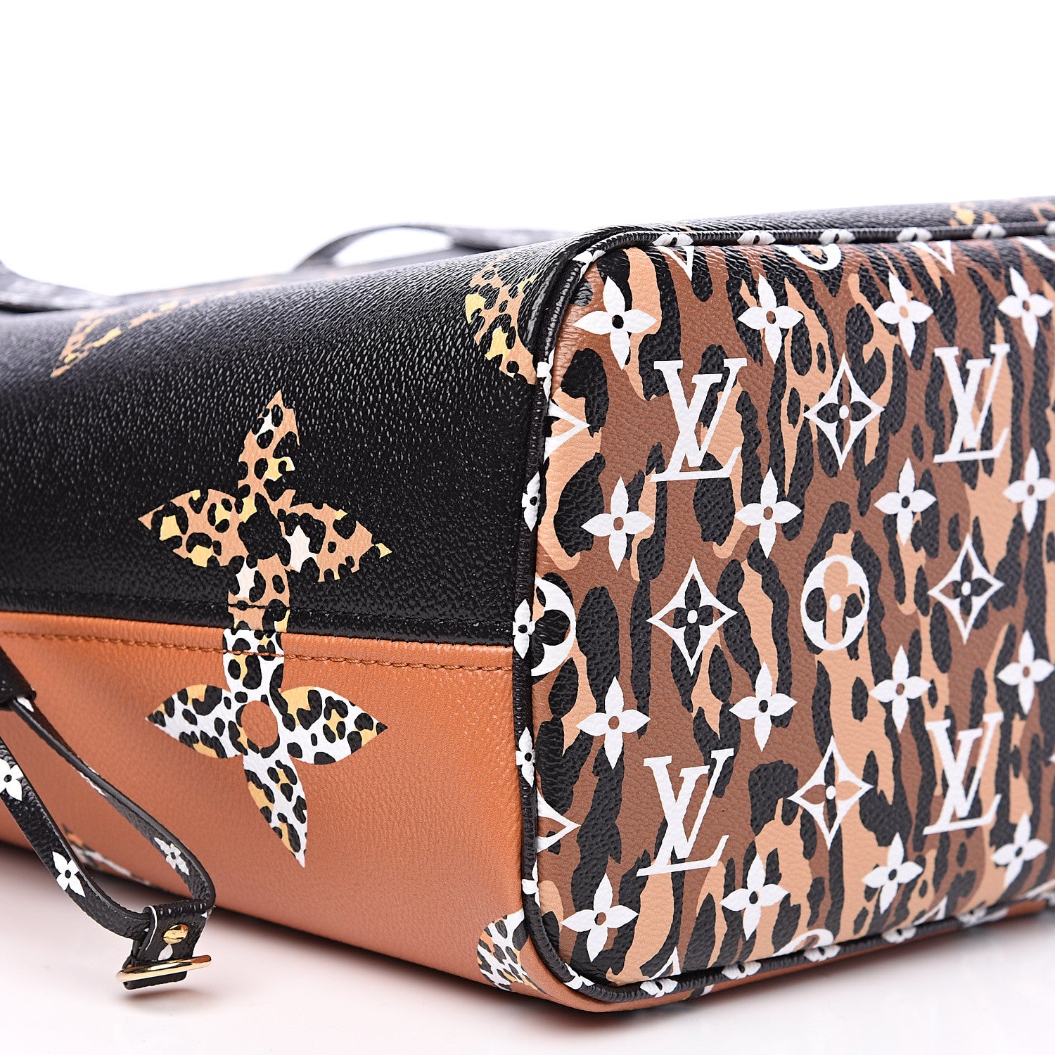 Louis Vuitton Monogram Giant Jungle Neverfull MM Black 7 of 9