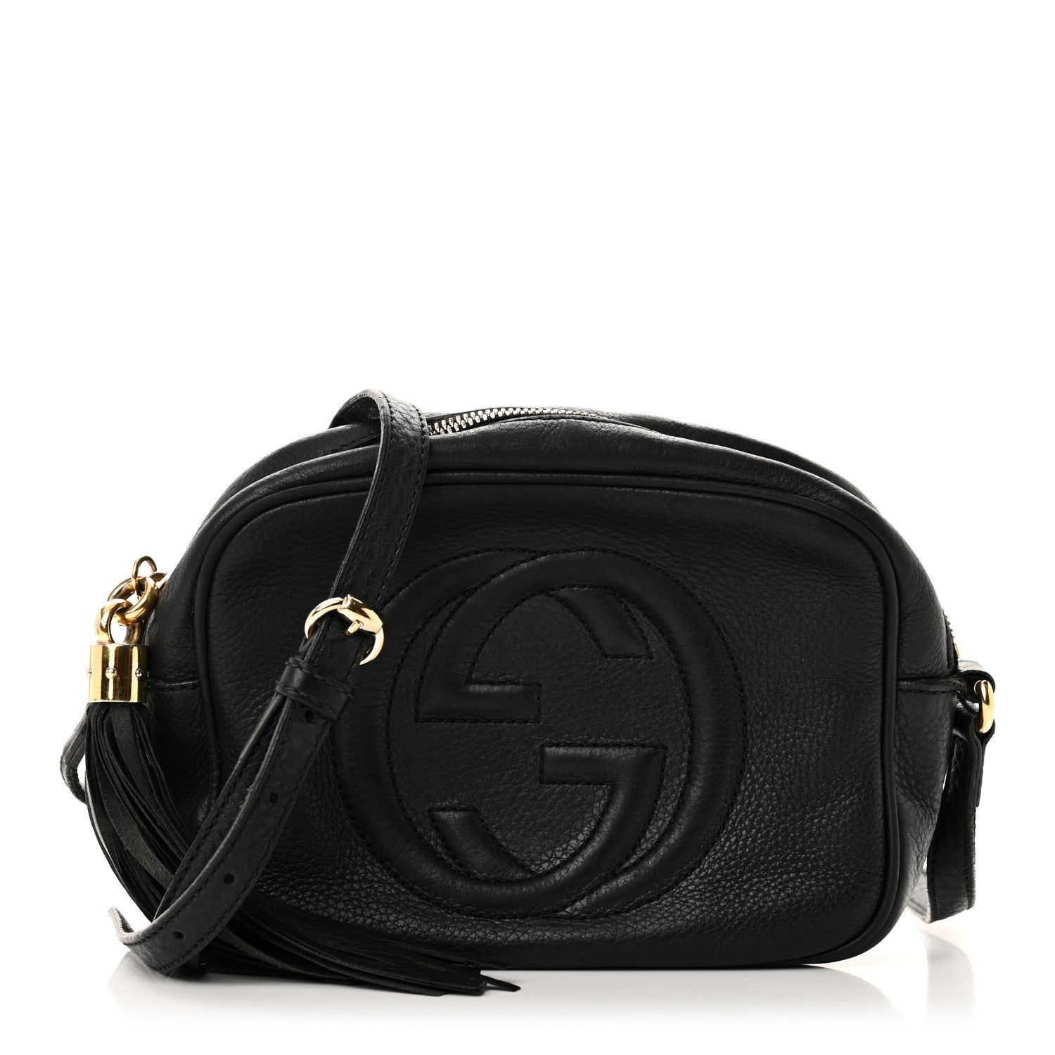 Gucci Pebbled Calfskin Small Soho Disco Bag Black 1 of 11