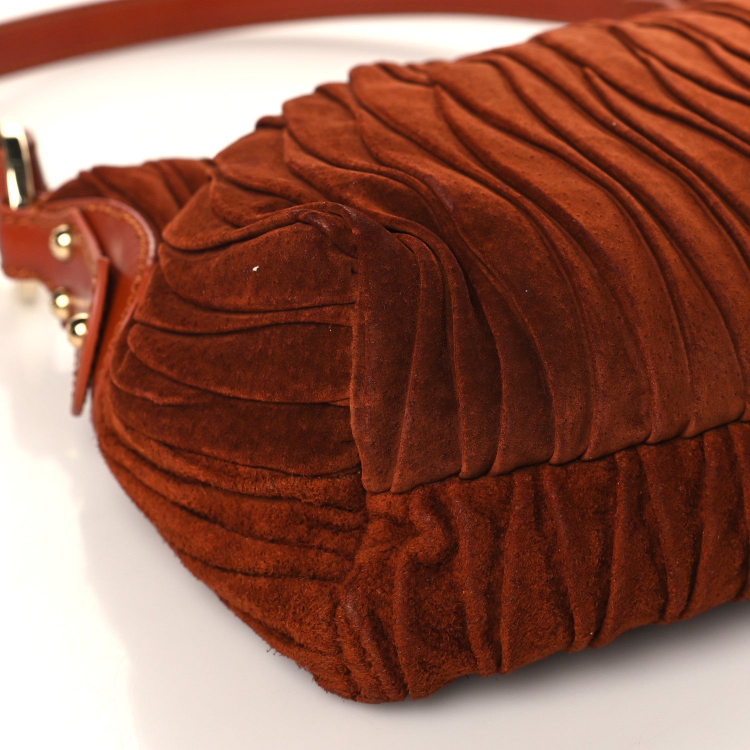 Fendi Cinghiale Mini Chef Hobo Ruggine 8 of 10