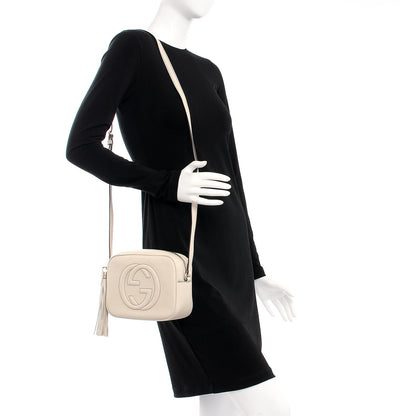Gucci Pebbled Calfskin Small Soho Disco Bag Off White 2 of 7
