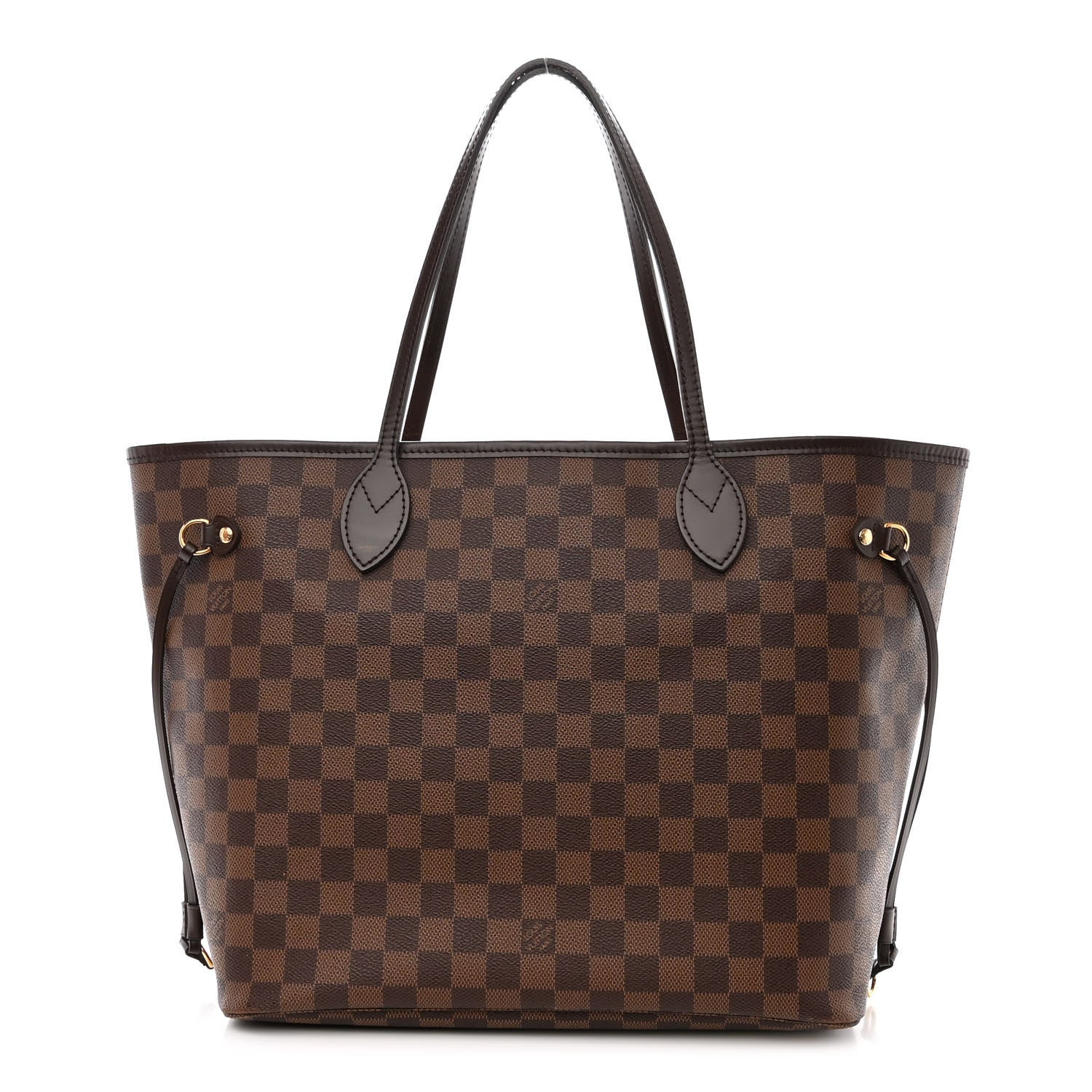 Louis Vuitton Damier Ebene Neo Neverfull MM Rose Ballerine 1 of 12