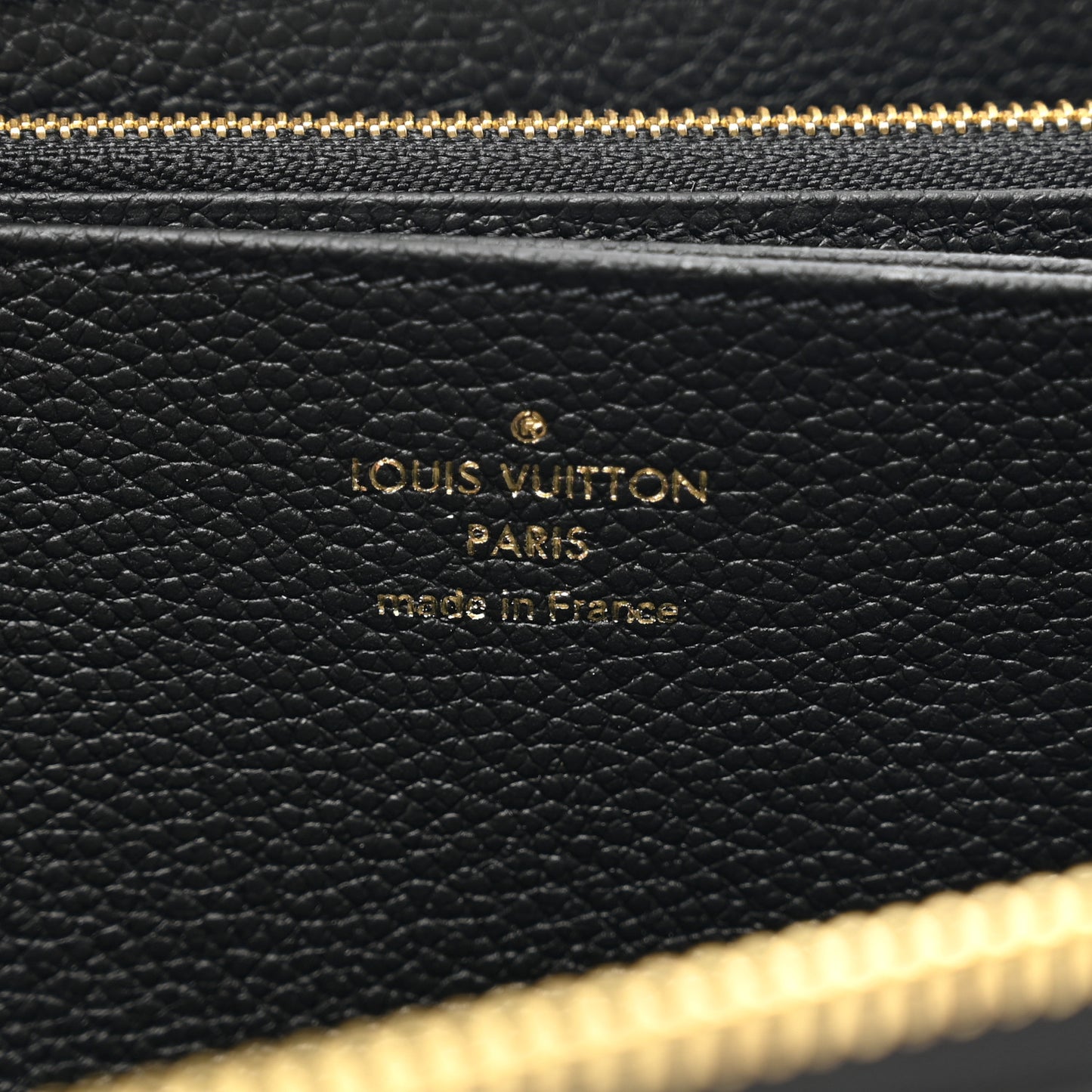 Empreinte Monogram Giant Zippy Wallet Black Beige