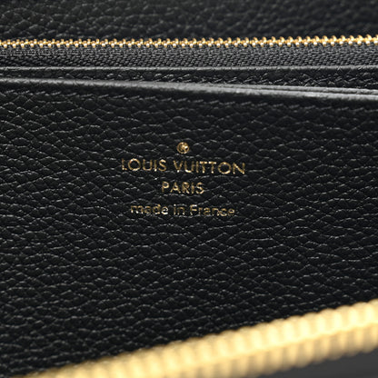 Louis Vuitton Empreinte Monogram Giant Zippy Wallet Black Beige 6 of 7