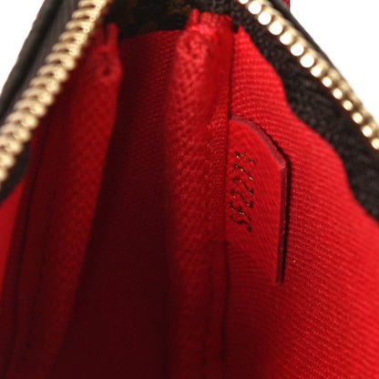 Louis Vuitton Monogram 2021 Christmas Animation London Mini Pochette Accessories Red 6 of 10