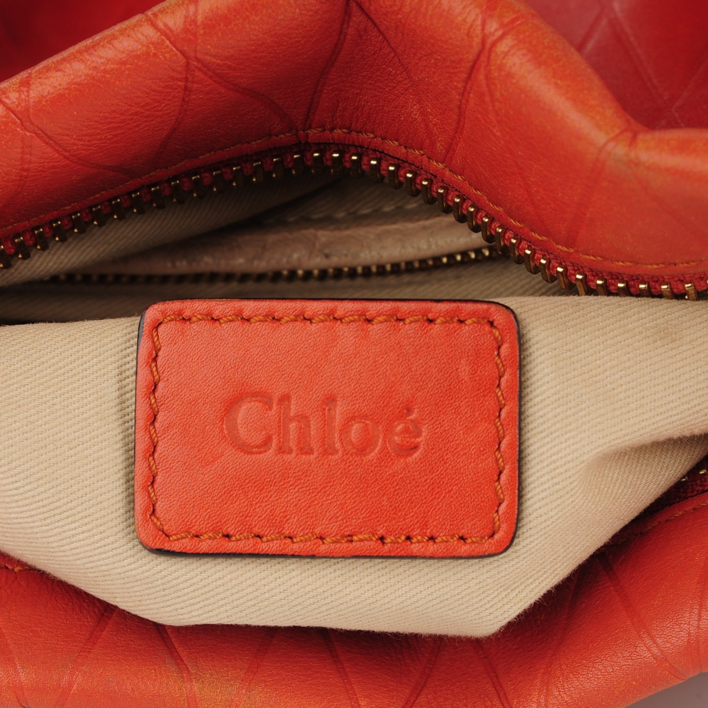 Calfskin Diamond Embossed Medium Paraty Red
