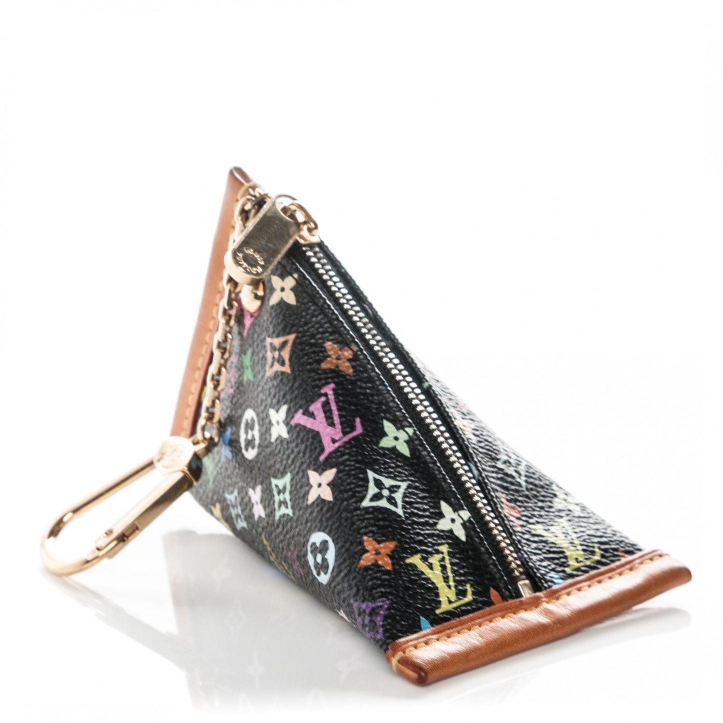 Monogram Multicolor Berlingot Coin Purse Black