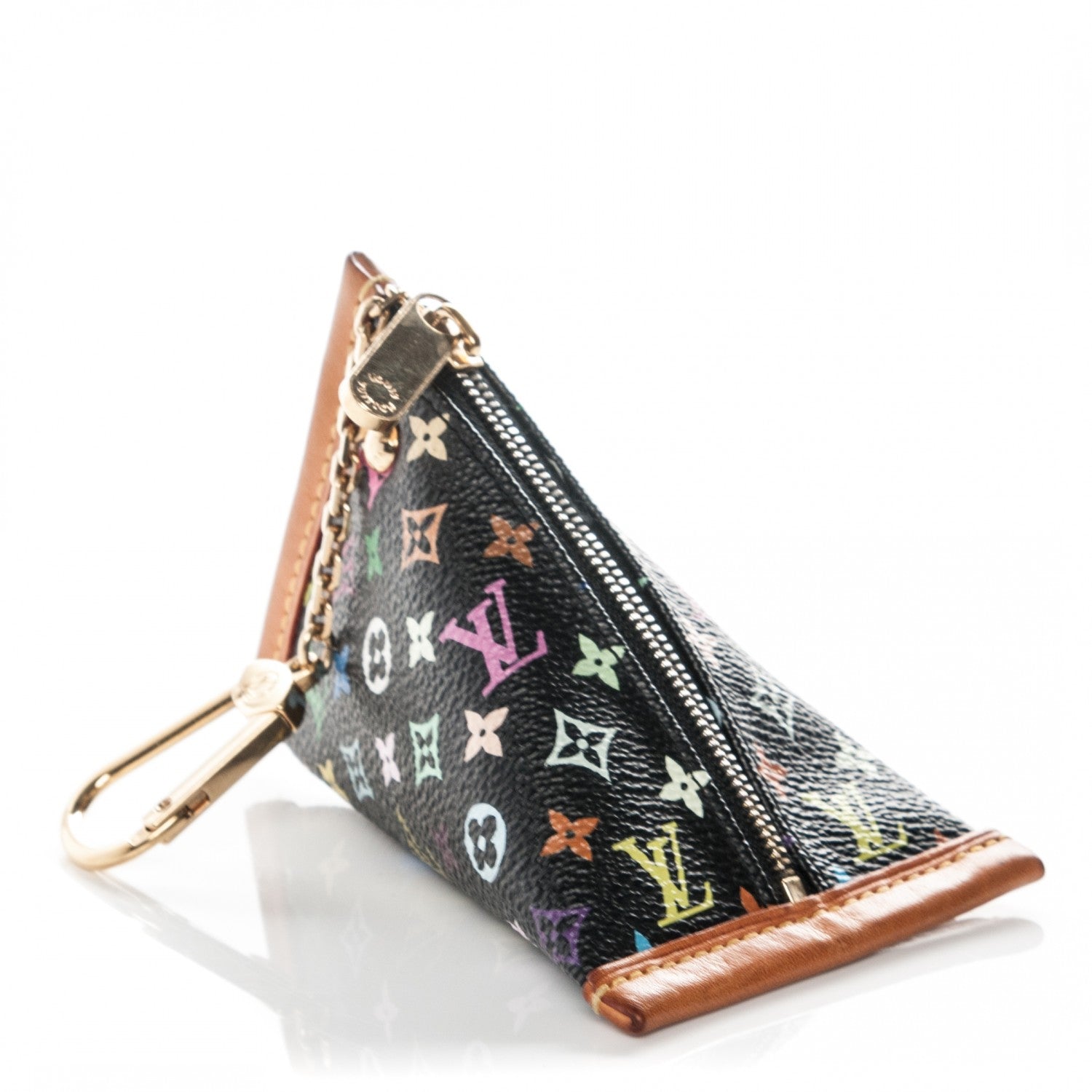 Louis Vuitton Monogram Multicolor Berlingot Coin Purse Black 1 of 6