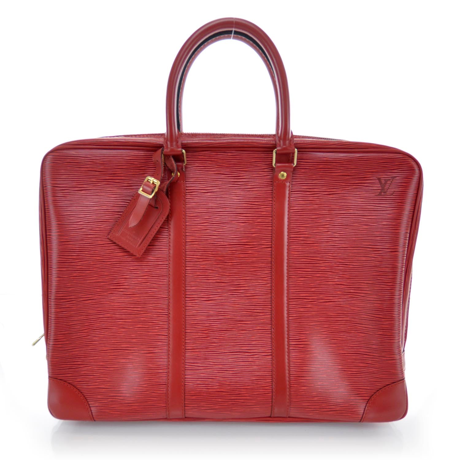Louis Vuitton Epi Porte-Documents Voyage Briefcase Red 1 of 13