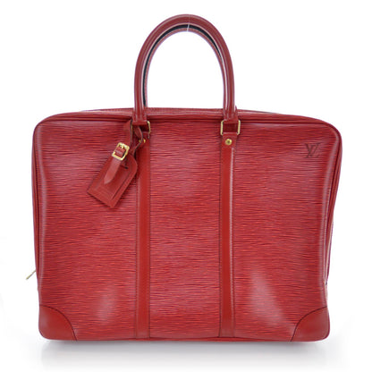 Louis Vuitton Epi Porte-Documents Voyage Briefcase Red 1 of 13
