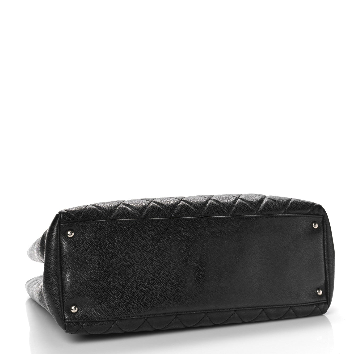 Chanel Caviar Quilted Shopping Tote Black 4 of 10