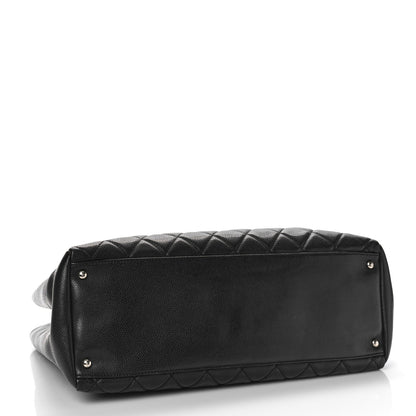 Chanel Caviar Quilted Shopping Tote Black 4 of 10